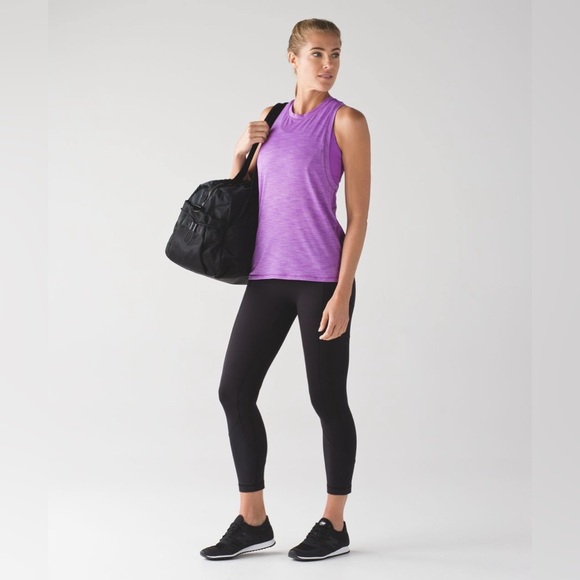 Lululemon Work The Circuit Tank in Heathered Moonlit Magenta / Moonlit Magenta 4 - Picture 5 of 8